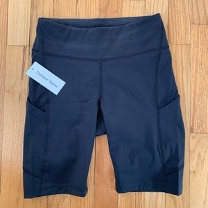 Outdoor Voices Black Basic Biker Bike short Spandex Short High Rise - S NWT